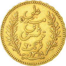 Monnaie, Tunisie, Ali Bey, 20 Francs, 1900, Paris, TTB+, Or, KM:227