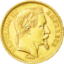 Munten, Frankrijk, Napoleon III, Napoléon III, 20 Francs, 1866, Paris, ZF+