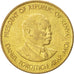 Moneda, Kenia, 10 Cents, 1989, SC, Níquel - latón, KM:18