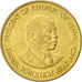 Coin, Kenya, 10 Cents, 1989, MS(63), Nickel-brass, KM:18