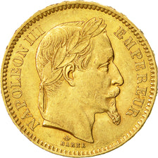 Munten, Frankrijk, Napoleon III, Napoléon III, 20 Francs, 1861, Paris, ZF+