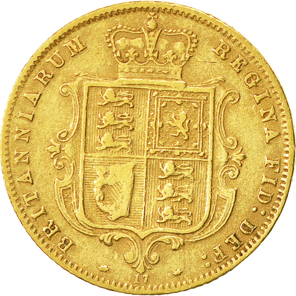 Coin, Great Britain, Victoria, 1/2 Sovereign, 1874, VF(30-35), Gold, KM:735.2