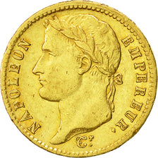 Moneta, Francia, Napoléon I, 20 Francs, 1812, Paris, BB+, Oro, KM:695.1