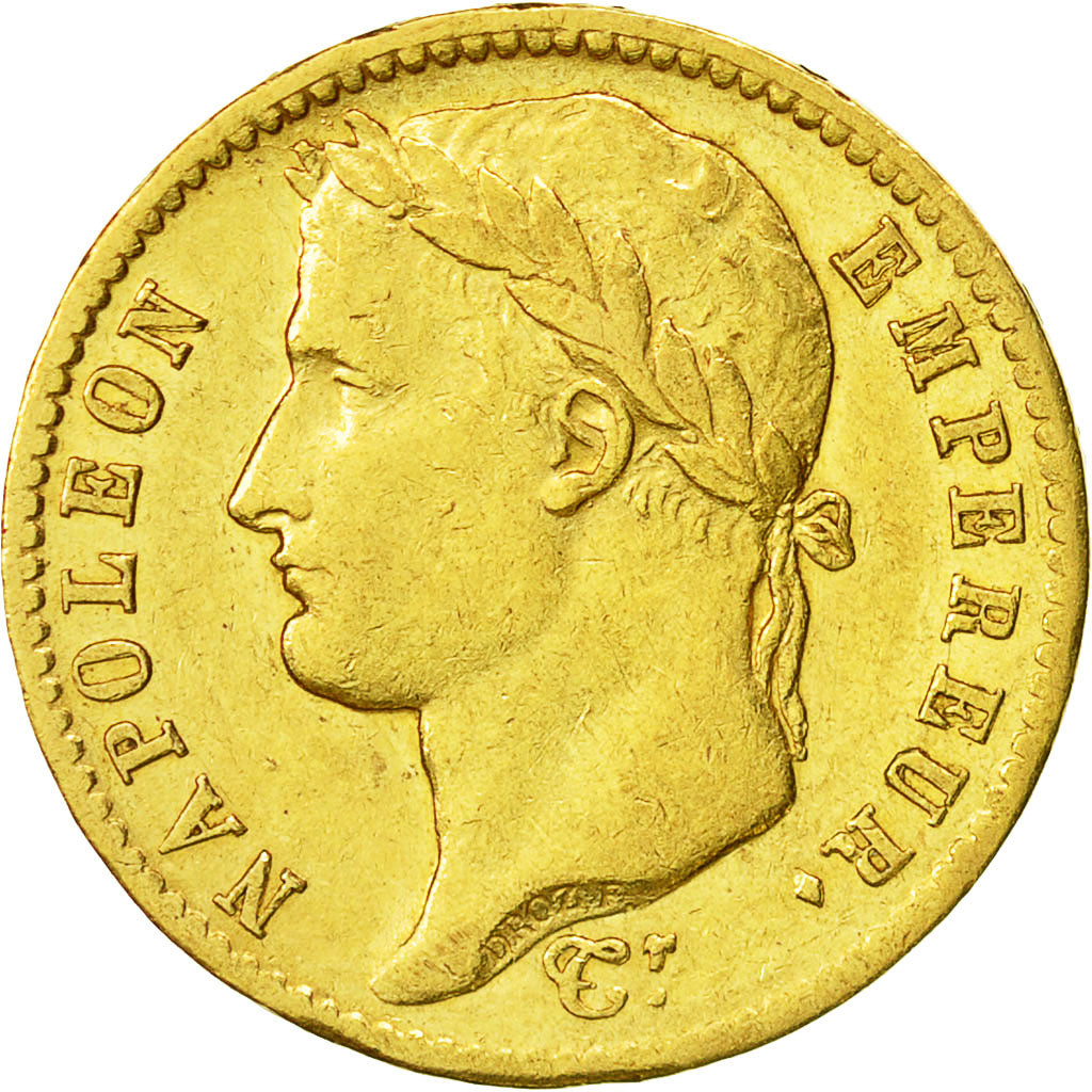 Munten, Frankrijk, Napoléon I, 20 Francs, 1811, Paris, ZF+, Goud, KM:695.1