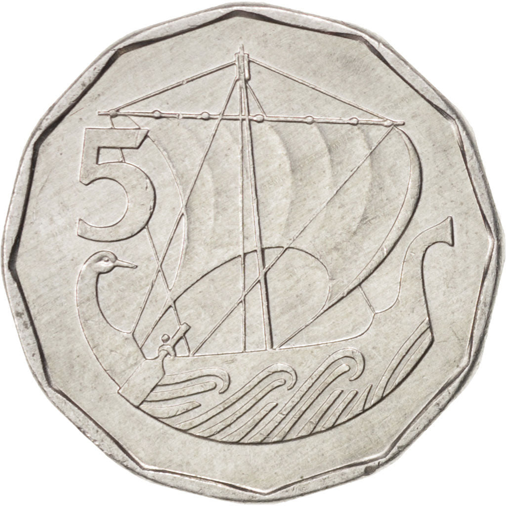 CYPRUS, 5 Mils, 1982, KM #50.2, MS(63), Aluminum, 20, 1.25