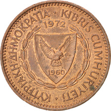 Moneta, Cipro, 5 Mils, 1972, SPL, Bronzo, KM:39