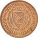 Monnaie, Chypre, 5 Mils, 1972, SPL, Bronze, KM:39