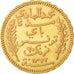 Coin, Tunisia, Muhammad al-Hadi Bey, 20 Francs, 1904, Paris, AU(50-53), Gold