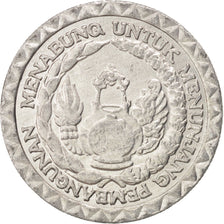 INDONESIA, 10 Rupiah, 1979, KM #44, AU(55-58), Aluminum, 25, 1.87