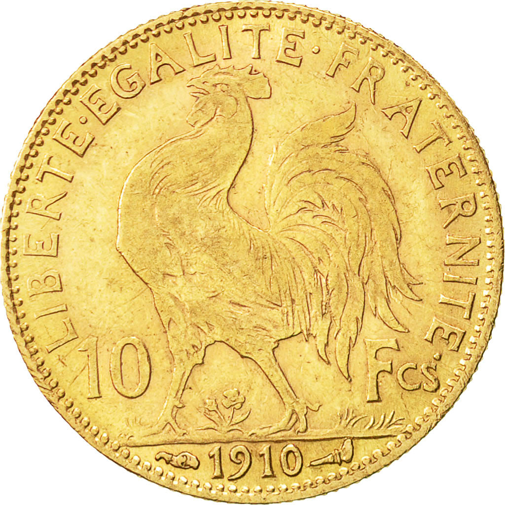 Monnaie, France, Marianne, 10 Francs, 1910, Paris, TTB+, Or, KM:846
