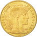 Moneda, Francia, Marianne, 10 Francs, 1910, Paris, MBC+, Oro, KM:846
