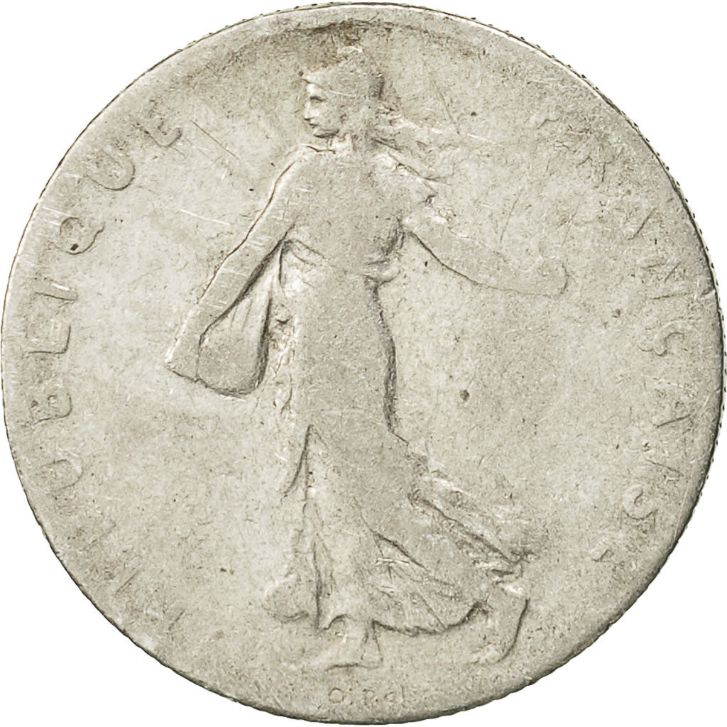 Coin, France, Semeuse, 50 Centimes, 1906, Paris, VF(20-25), Silver, KM:854