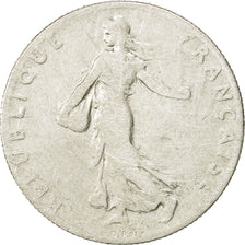 Coin, France, Semeuse, 50 Centimes, 1907, Paris, VF(20-25), Silver, KM:854