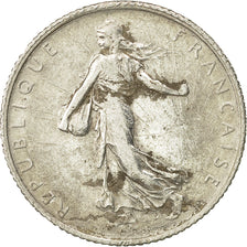 Monnaie, France, Semeuse, Franc, 1909, Paris, TTB, Argent, KM:844.1, Gadoury:467