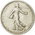 Coin, France, Semeuse, Franc, 1909, Paris, EF(40-45), Silver, KM:844.1