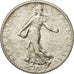 Coin, France, Semeuse, Franc, 1912, Paris, AU(50-53), Silver, KM:844.1