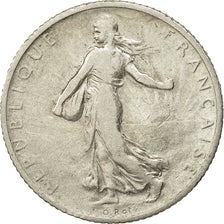 Coin, France, Semeuse, Franc, 1910, Paris, VF(30-35), Silver, KM:844.1