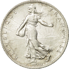 Coin, France, Semeuse, 2 Francs, 1917, Paris, MS(60-62), Silver, KM:845.1
