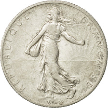 Coin, France, Semeuse, 2 Francs, 1912, Paris, AU(50-53), Silver, KM:845.1