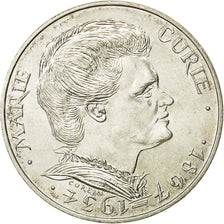 Moneda, Francia, Marie Curie, 100 Francs, 1984, EBC, Plata, KM:955