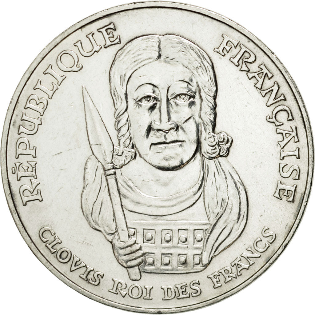 Monnaie, France, Clovis, 100 Francs, 1996, SUP, Argent, KM:1180, Gadoury:953