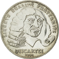 Monnaie, France, Descartes, 100 Francs, 1991, SUP, Argent, KM:996, Gadoury:906