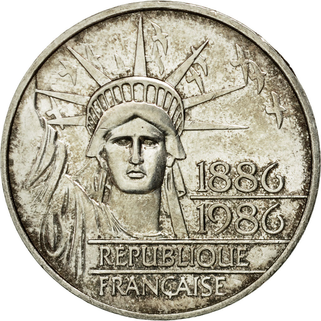 Monnaie, France, Statue de la Liberté, 100 Francs, 1986, SUP, Argent, KM:960