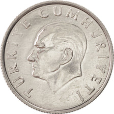 Coin, Turkey, 10 Lira, 1988, MS(63), Aluminum, KM:964