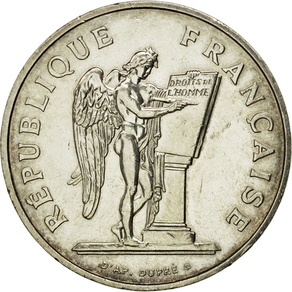 Monnaie, France, Droits de l'Homme, 100 Francs, 1989, SUP, Argent, KM:970