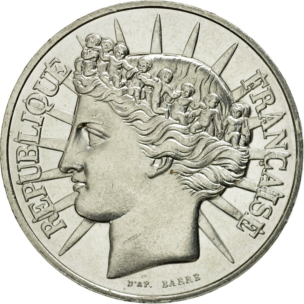 Monnaie, France, Fraternité, 100 Francs, 1988, SUP, Argent, KM:966, Gadoury:903