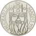 Monnaie, France, Charlemagne, 100 Francs, 1990, SUP, Argent, KM:982, Gadoury:905