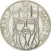 Monnaie, France, Charlemagne, 100 Francs, 1990, SUP, Argent, KM:982, Gadoury:905