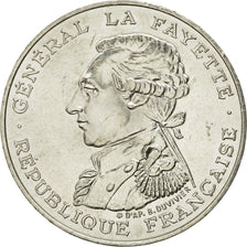 Munten, Frankrijk, Lafayette, 100 Francs, 1987, PR, Zilver, KM:962, Gadoury:901