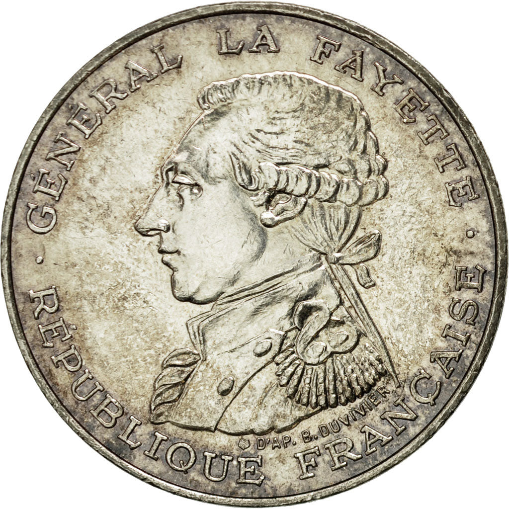 Monnaie, France, Lafayette, 100 Francs, 1987, SUP, Argent, KM:962, Gadoury:902