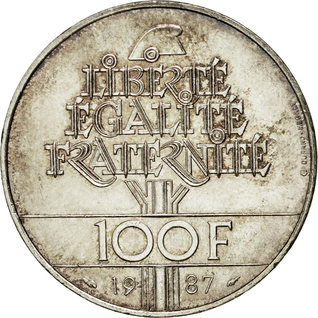 Monnaie, France, Lafayette, 100 Francs, 1987, SUP, Argent, KM:962, Gadoury:902