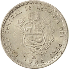 Munten, Peru, Inti, 1986, UNC-, Copper-nickel, KM:296