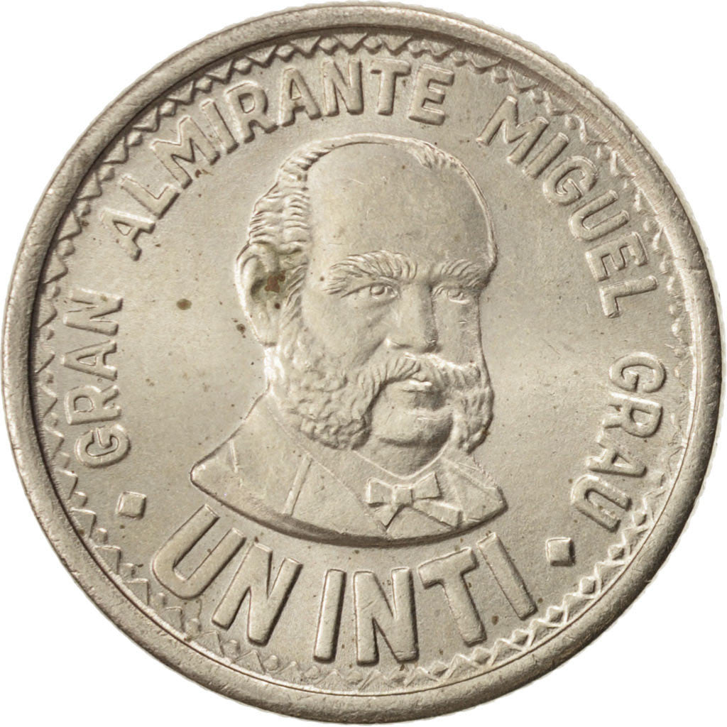 Moneta, Perù, Inti, 1986, SPL, Rame-nichel, KM:296