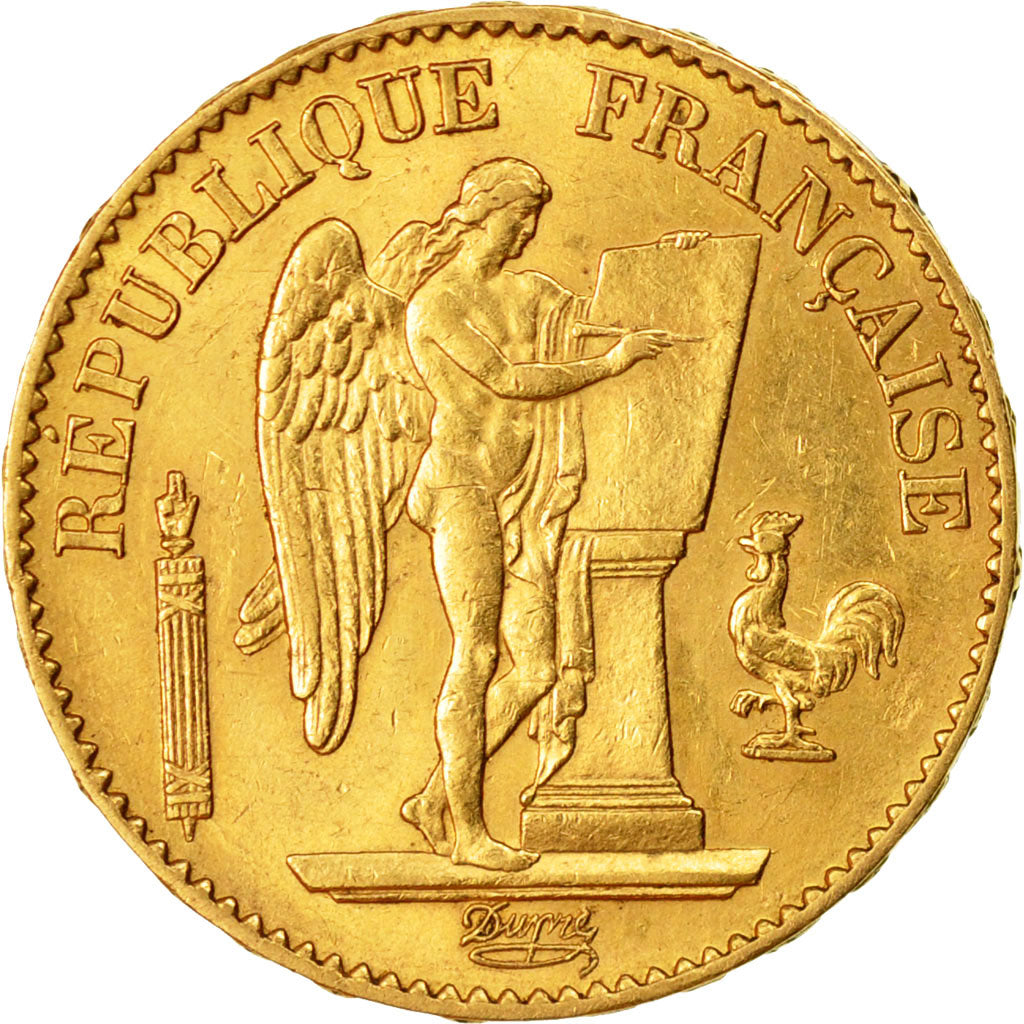 Moneda, Francia, Génie, 20 Francs, 1878, Paris, EBC, Oro, KM:825, Gadoury:1063