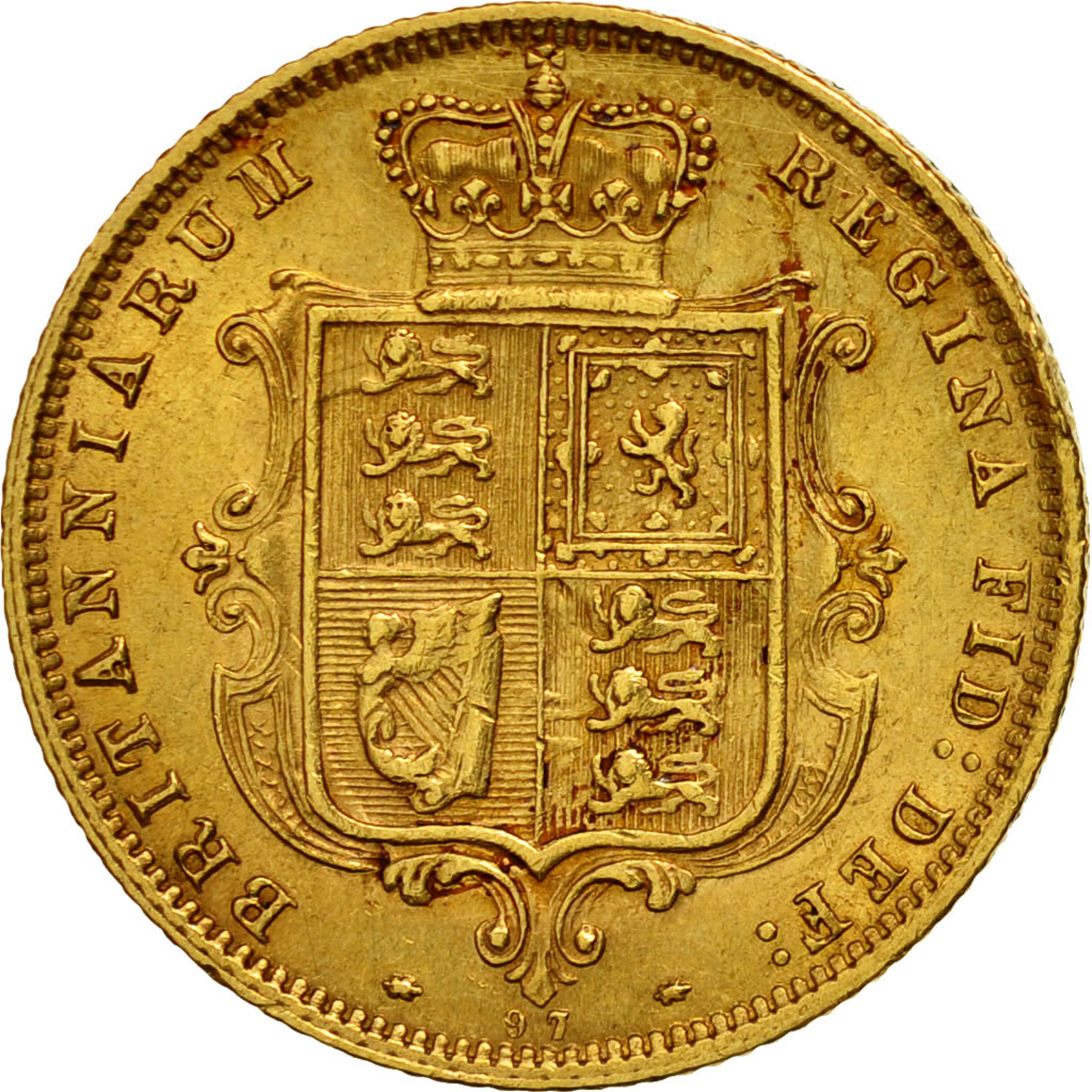 Coin, Great Britain, Victoria, 1/2 Sovereign, 1878, AU(55-58), Gold, KM:735.2