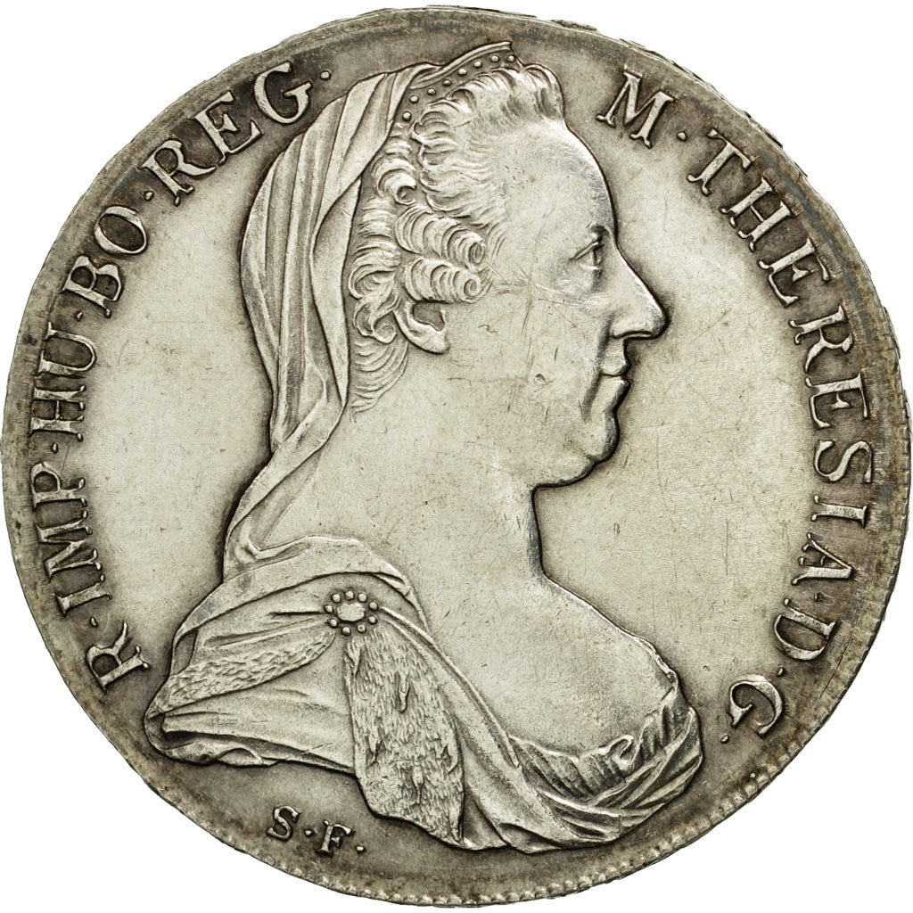 Coin, Austria, Joseph II, Thaler, 1780, AU(55-58), Silver, KM:T1