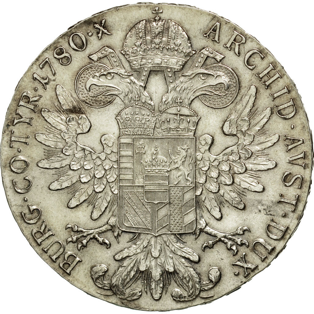 Coin, Austria, Joseph II, Thaler, 1780, AU(55-58), Silver, KM:T1