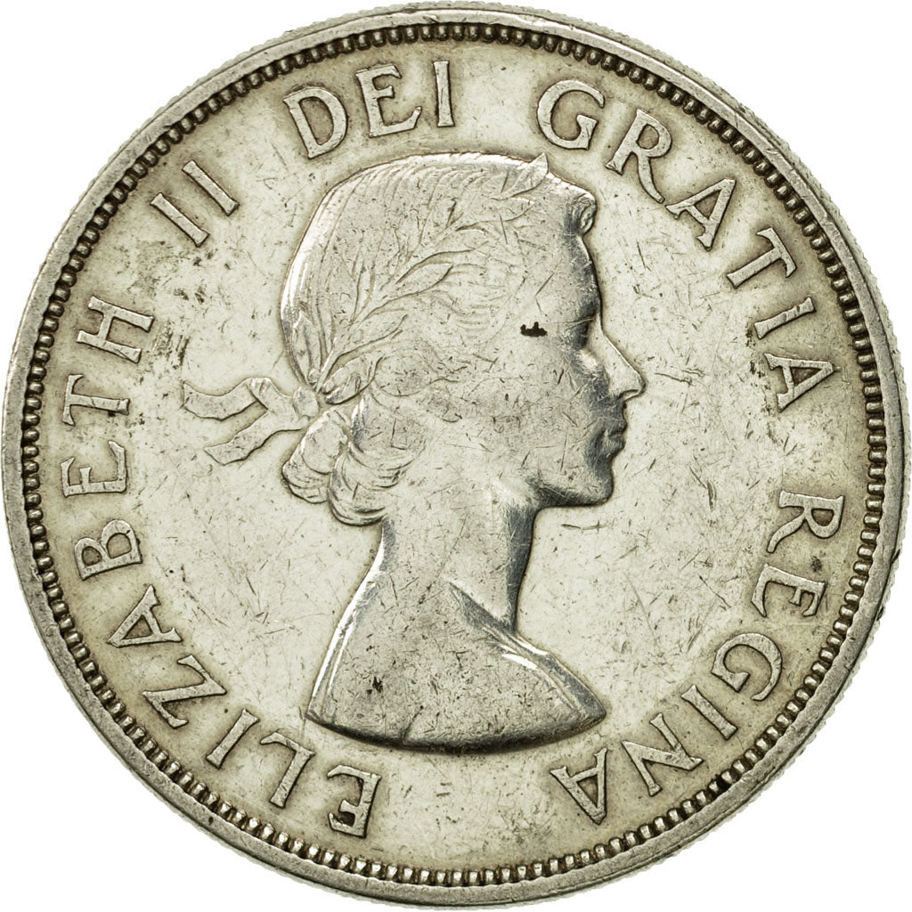 Coin, Canada, Elizabeth II, Dollar, 1962, Royal Canadian Mint, Ottawa