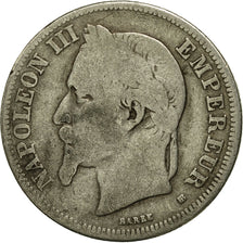 Münze, Frankreich, Napoleon III, Napoléon III, 2 Francs, 1869, Strasbourg