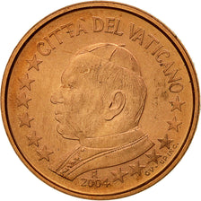 Coin, VATICAN CITY, John Paul II, Euro Cent, 2004, Rome, MS(65-70), Copper