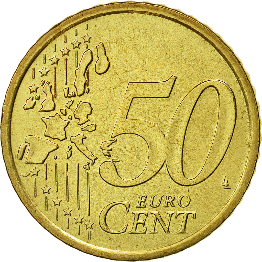 Coin, VATICAN CITY, John Paul II, 50 Euro Cent, 2004, Rome, MS(65-70), Brass