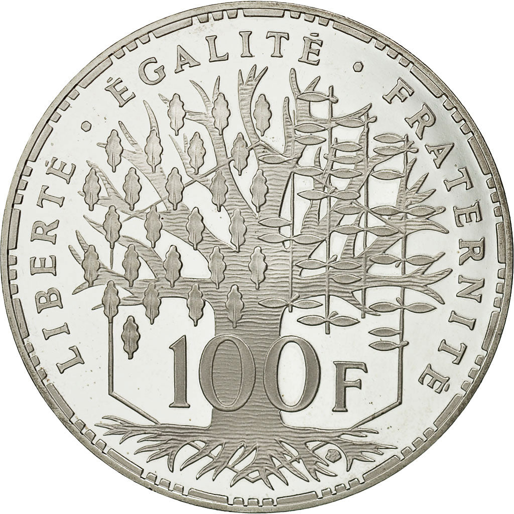 Coin, France, 100 Francs, 2001, Paris, MS(65-70), Silver, Gadoury:898a