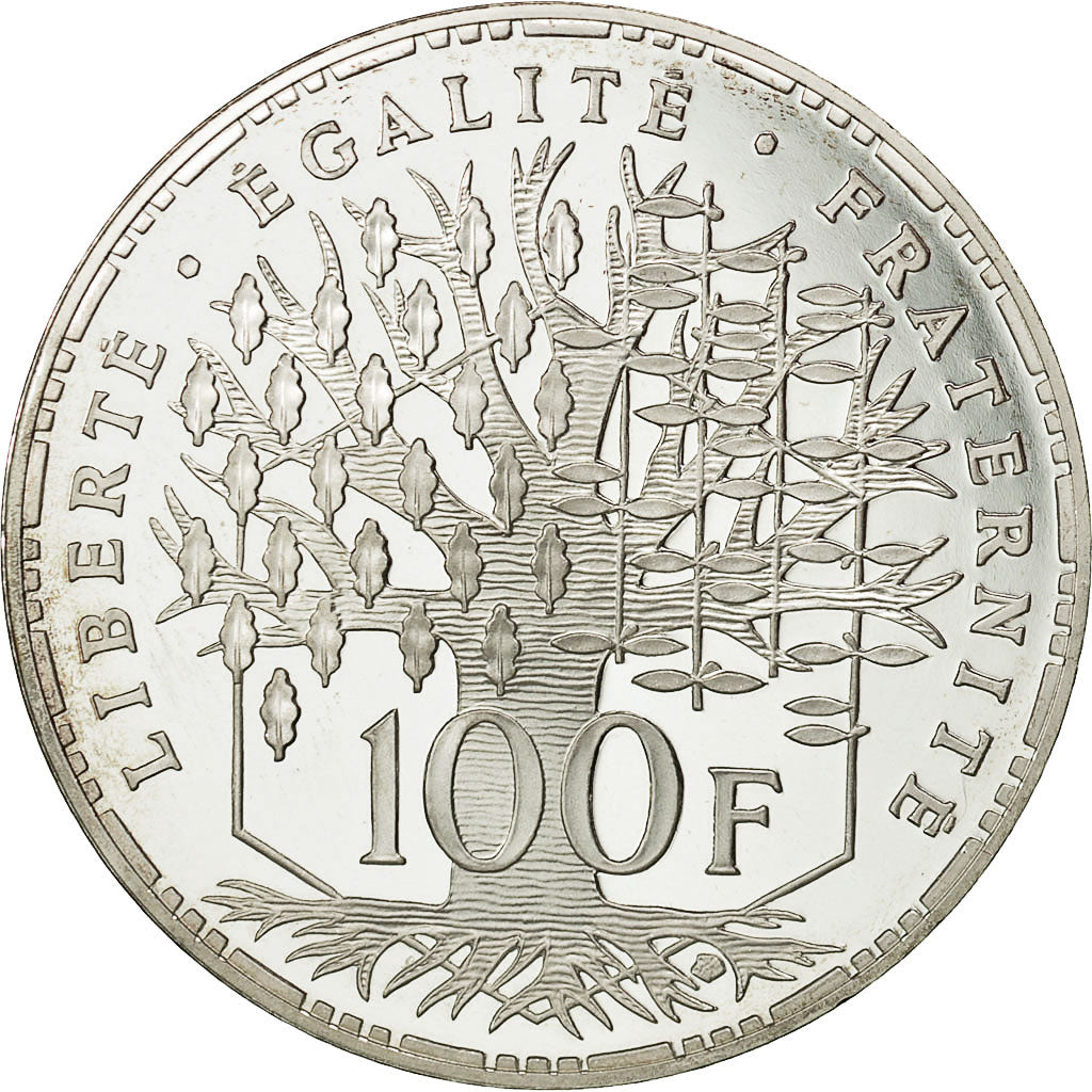 Coin, France, Panthéon, 100 Francs, 2000, Paris, MS(65-70), Silver, KM:951.1