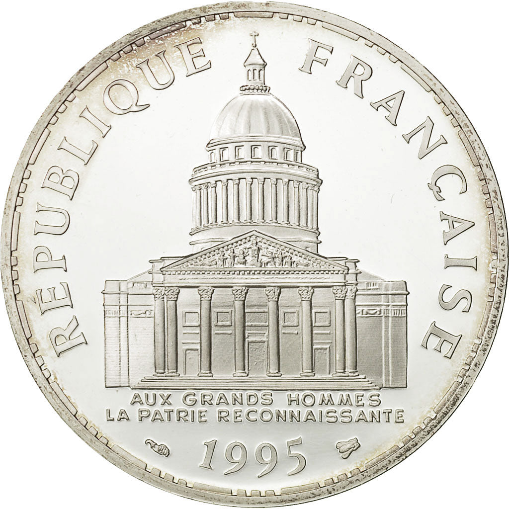 Monnaie, France, Panthéon, 100 Francs, 1995, Paris, FDC, Argent, KM:951.1