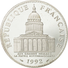 Moneta, Francia, Panthéon, 100 Francs, 1992, Paris, FDC, Argento, KM:951.1
