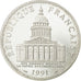 Coin, France, Panthéon, 100 Francs, 1991, Paris, BE, MS(65-70), Silver